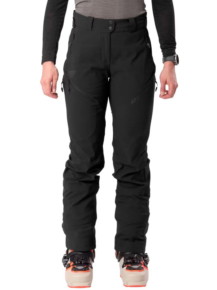 Dynafit Fitted Black Pants With Functional Zippered Pockets