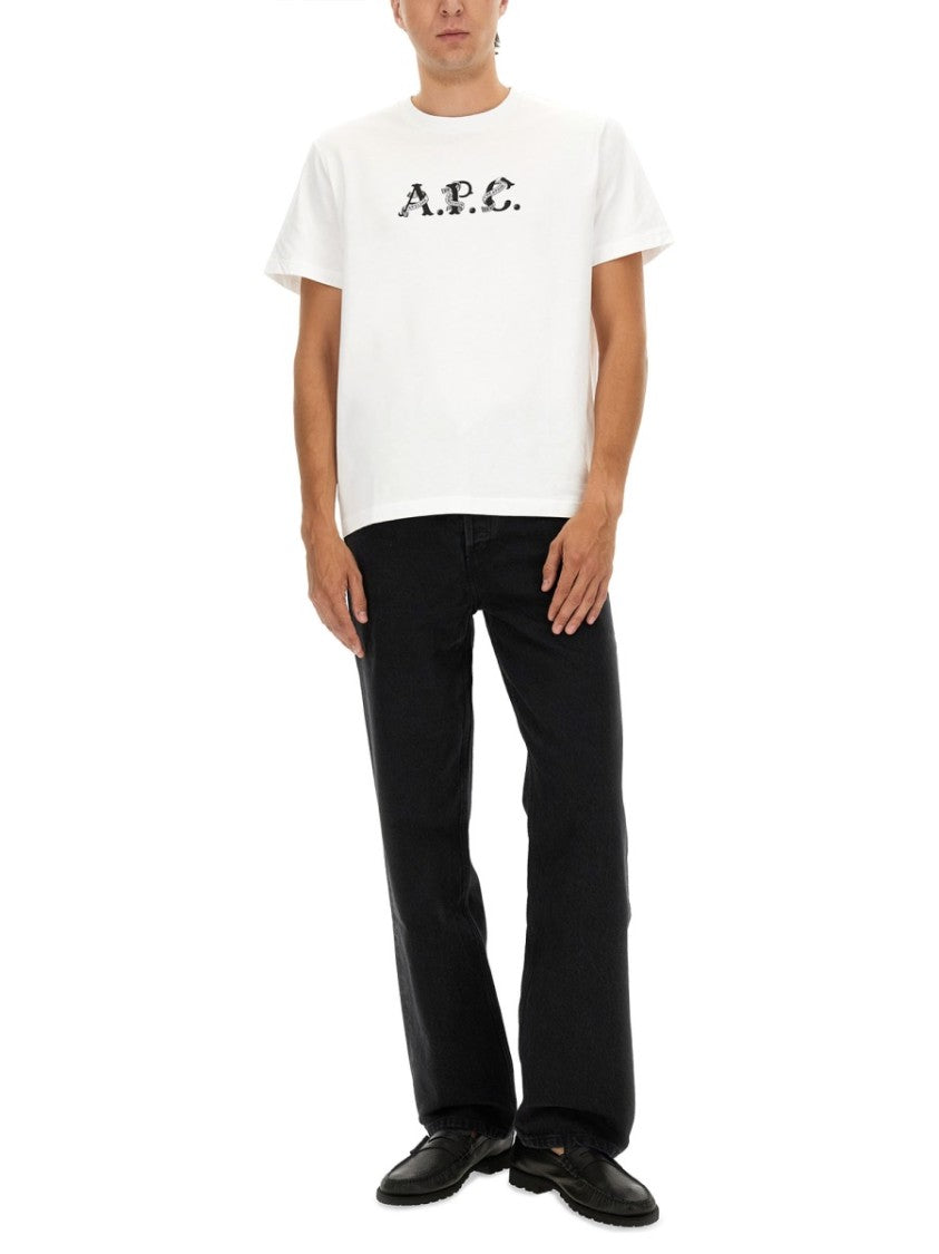A.P.C. Straight-Leg Black Cotton Fairfax Pants With Classic Five-Pocket Design