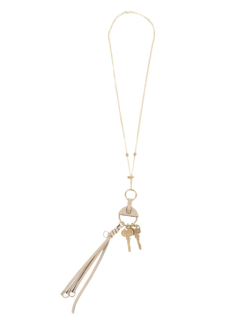 Chloé Keys Charm Pendant Collier Necklace
