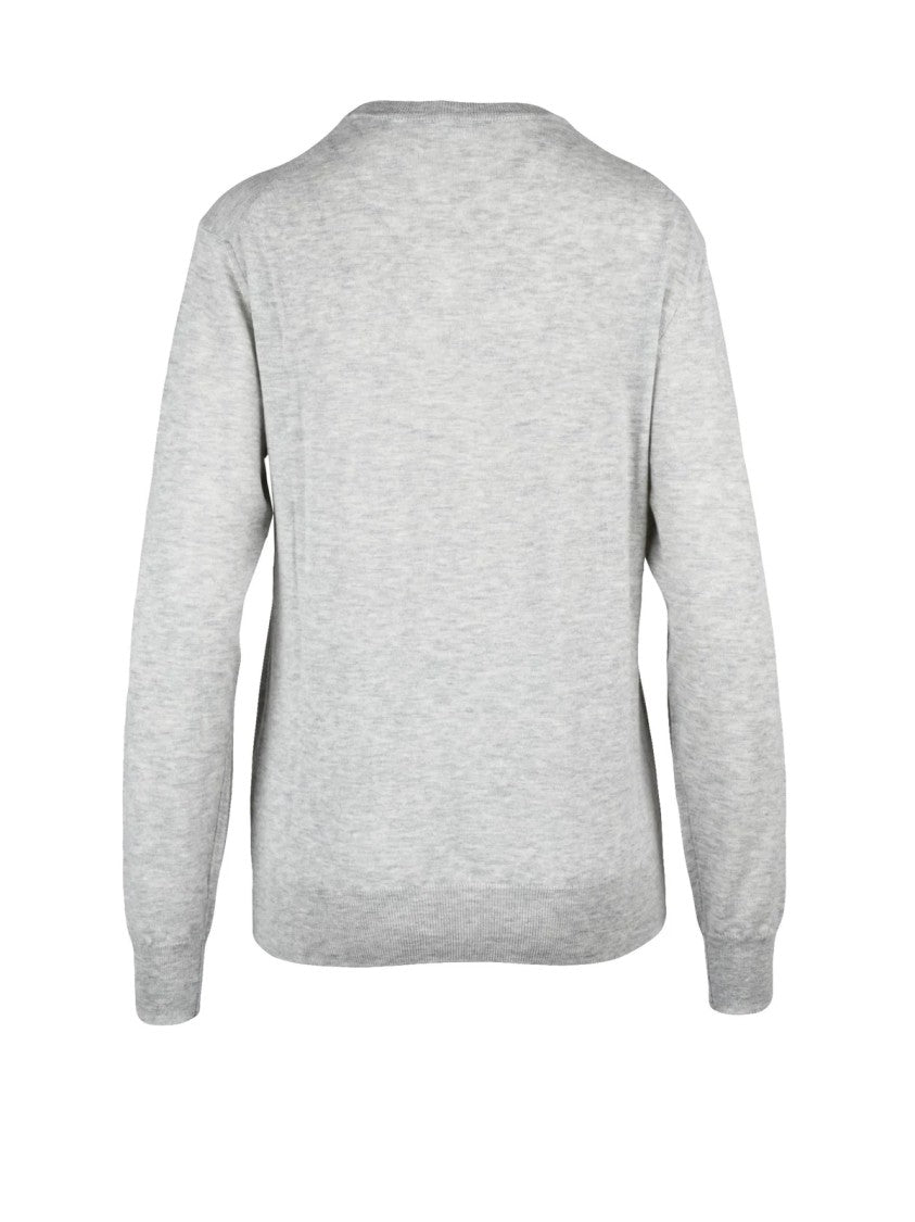 Aspesi Crewneck Pullover In Wool And Cashmere Blend