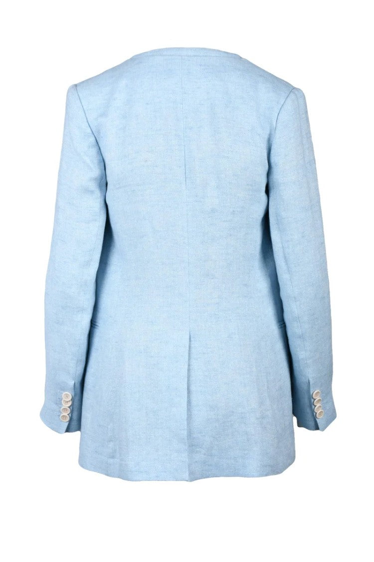 Eleventy Rounded Blue Jacket