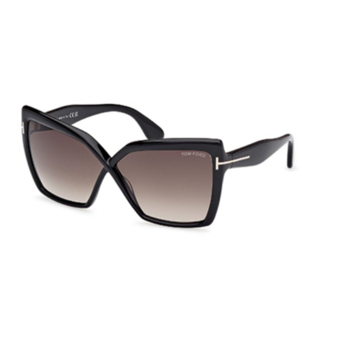 Tom Ford Ft1195 Oversized Black Square Sunglasses