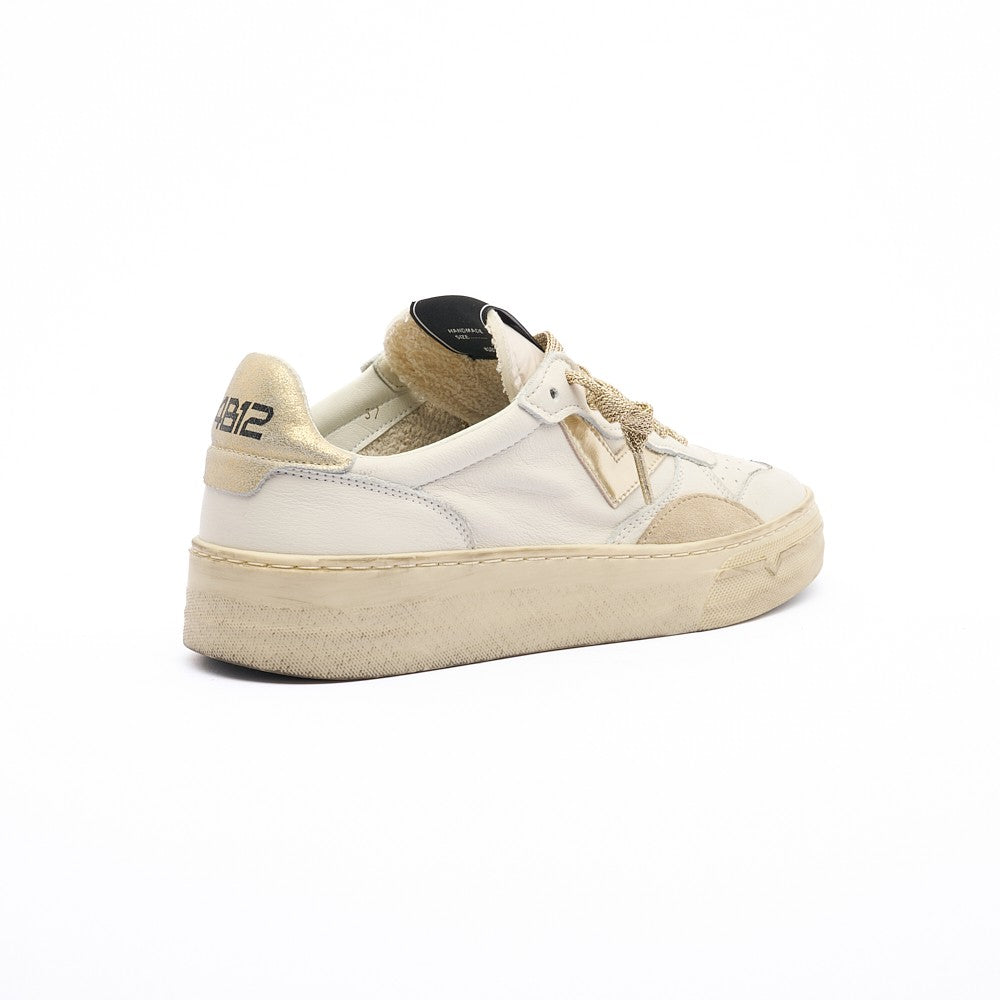 4B12 Wototal Leather Men's Sneakers