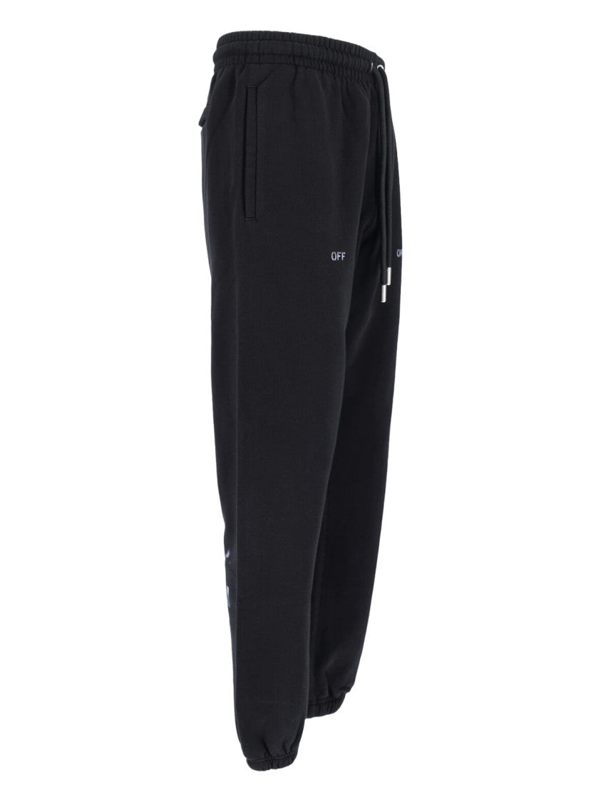 Off-White Stencil Arrow Track Pants – Black
