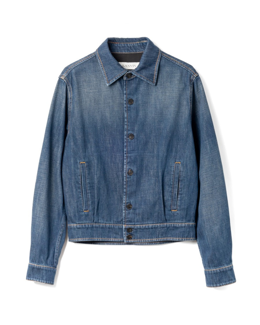 Lanvin Classic Blue Denim Shirt