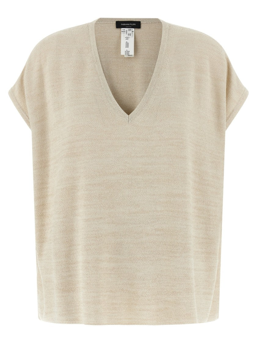 Fabiana Filippi Lamé Thread Sweater