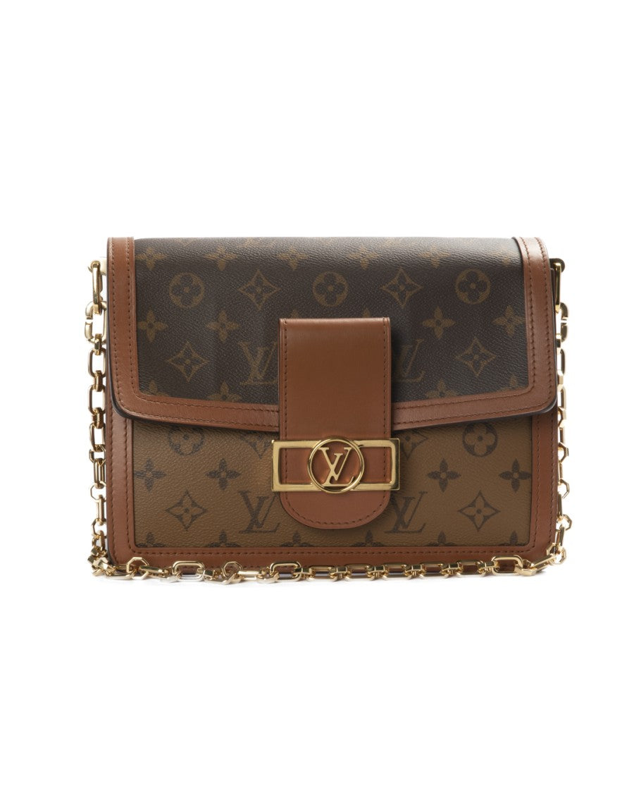 Louis Vuitton Dauphine Mm Reverse Monogram Shoulder Bag