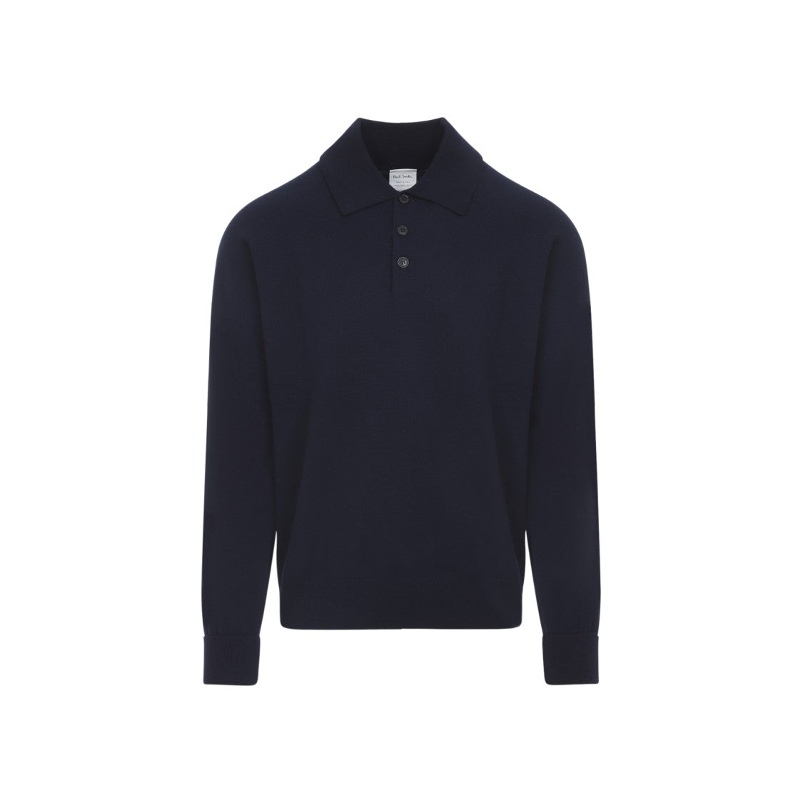 Paul Smith Cashmere Polo Sweater With Three-Button Placket