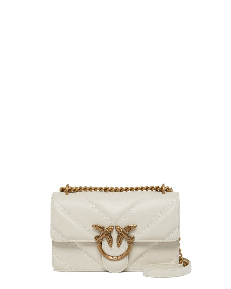 Pinko Quilted Leather Handbag