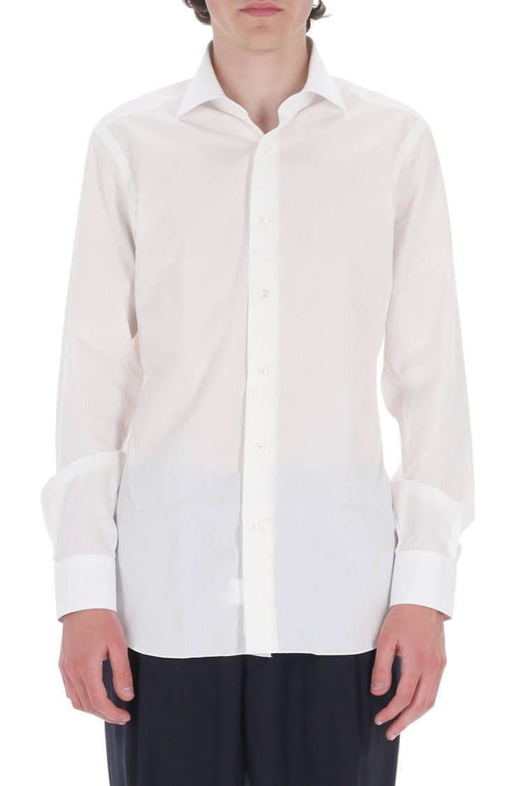 Barba Journey Label Cotton Casual Shirt