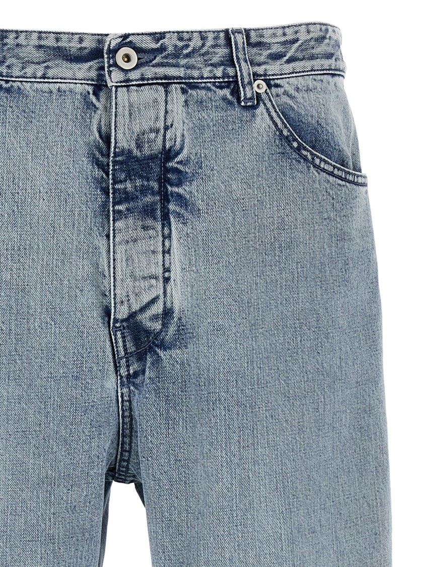 Jil Sander Diagonal Cotton Jeans