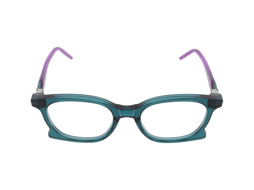 Kuboraum Translucent Teal Purple Accent Optical Glasses