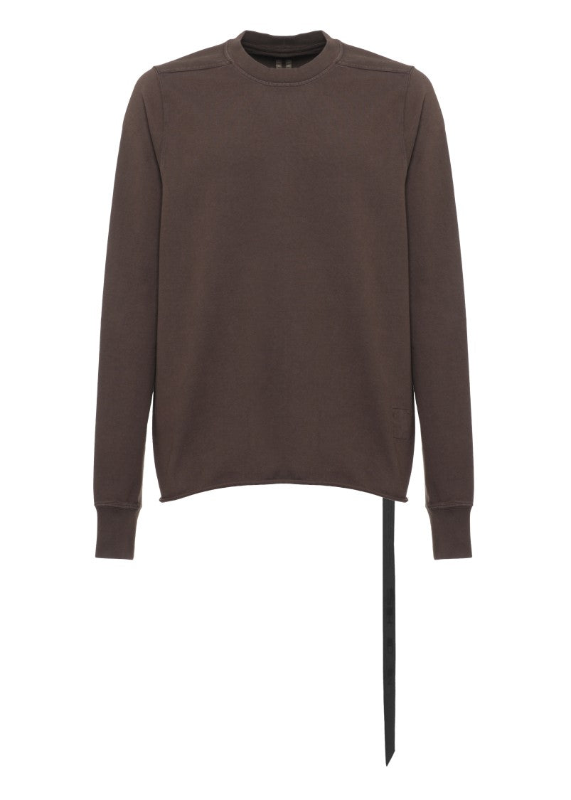 Drkshdw Brown Cotton Sweatshirt With Iconic Lace Detail