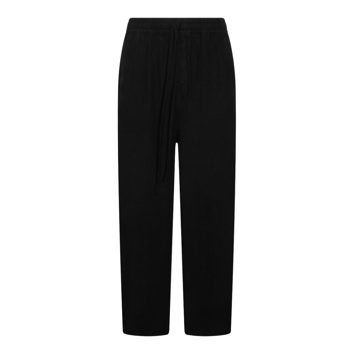 Thom Krom Black Linen Relaxed Fit Pants