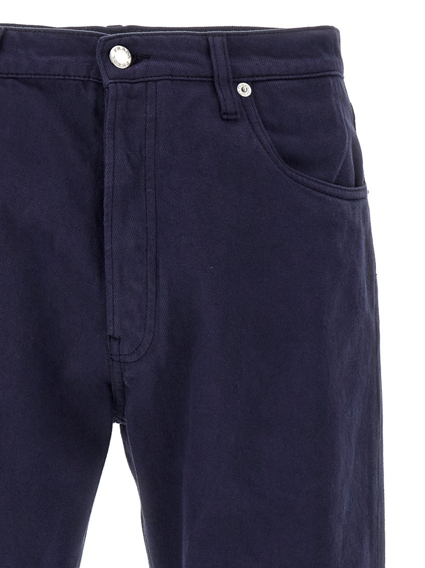 Prada Garment-Dyed Cotton Denim Jeans