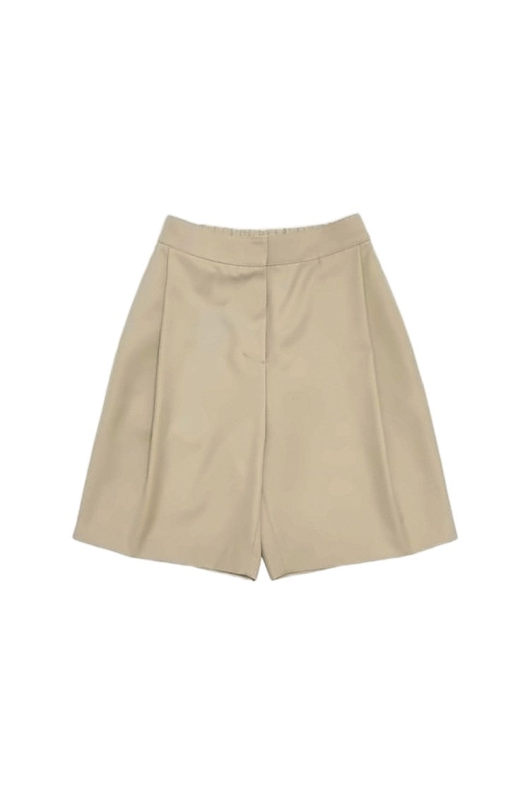 Amomento Tailored Neutrals Shorts With Elastic Waistband