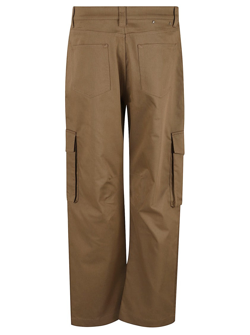 Golden Goose Beige Cargo Trousers