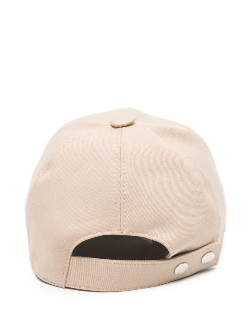 Max Mara Structured Cap With Curved Brim