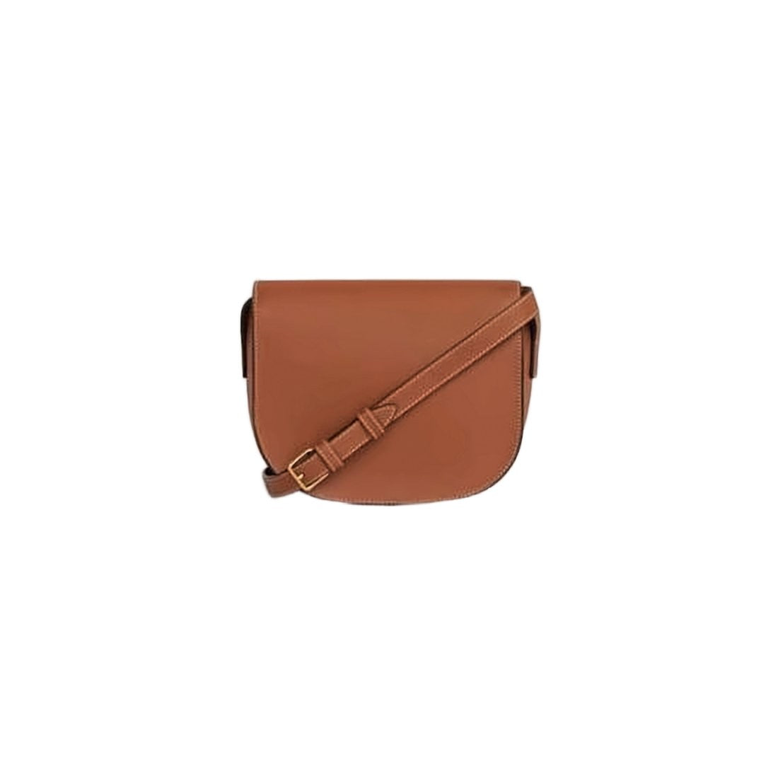 Celine Compact Brown Calf Leather Crossbody Bag