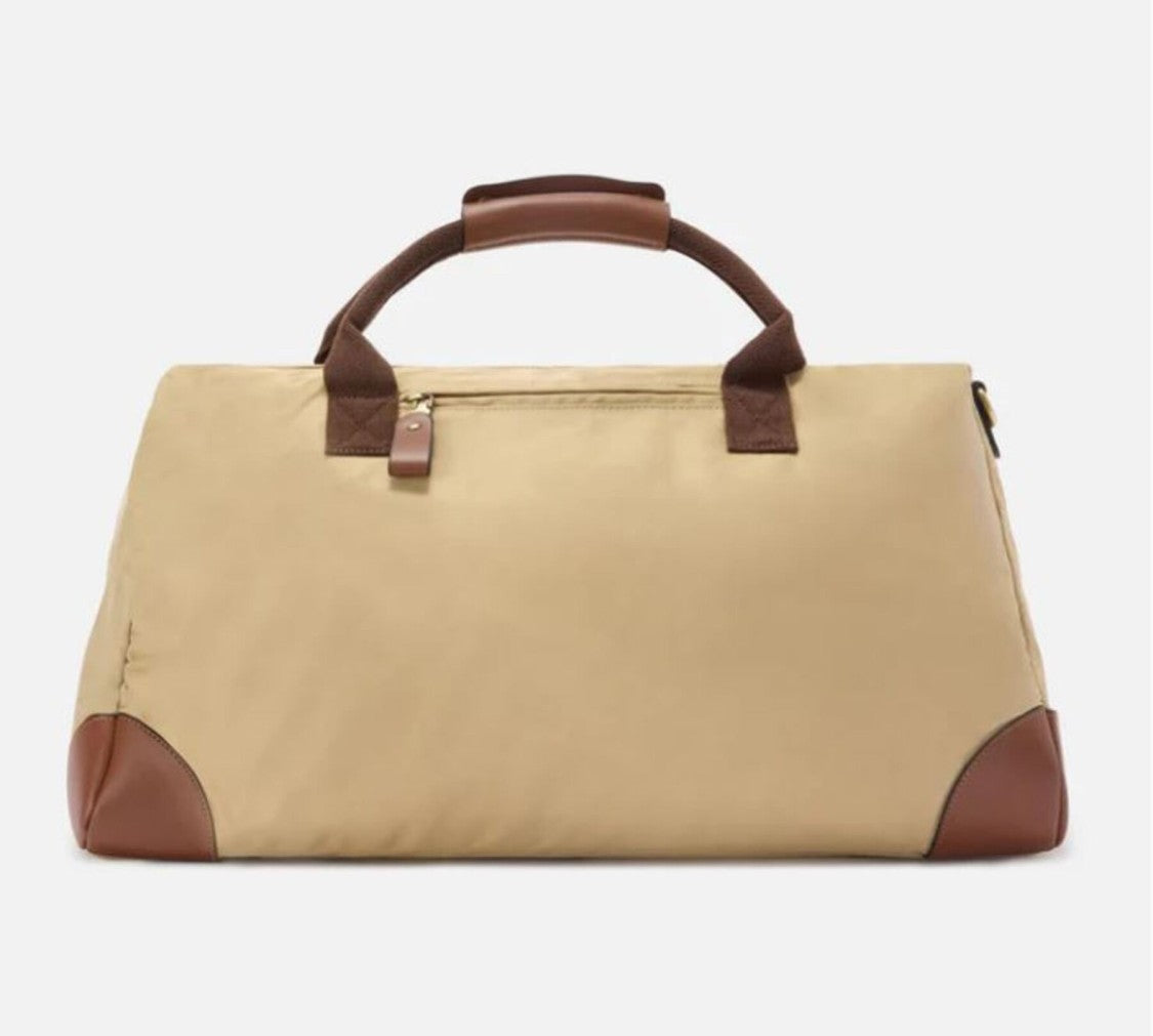 Mc2 Saint Barth Spacious Rectangular Duffle Bag With Leather Accents