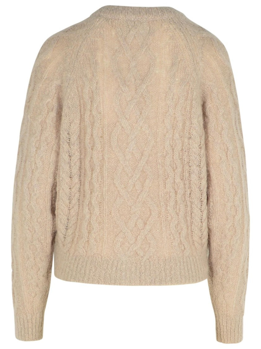 Isabel Marant Étoile 'Ery' Beige Mohair Blend Sweater