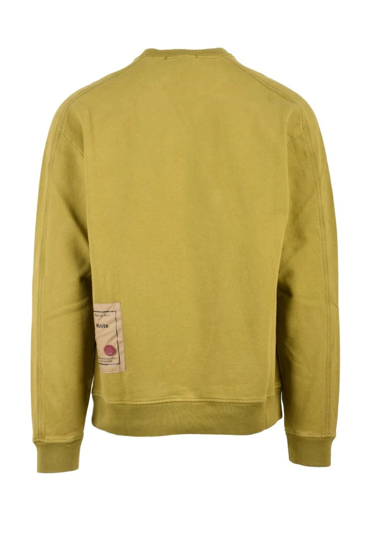 Ten C Cotton Crewneck Sweatshirt Khaki