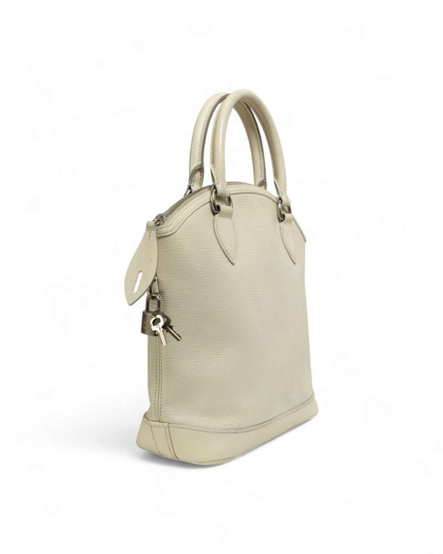 Louis Vuitton Lockit Mm Epi Bianca