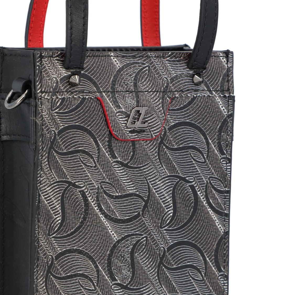 Christian Louboutin Monogram Ruistote Nano Tote Black