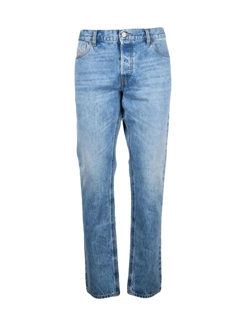Diesel Light Blue Cotton Slim Jeans
