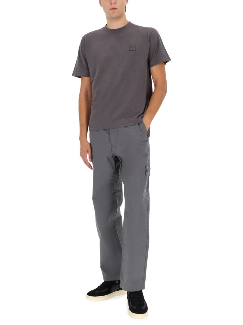 Stone Island Relaxed Fit Grey Crew Neck T-Shirt