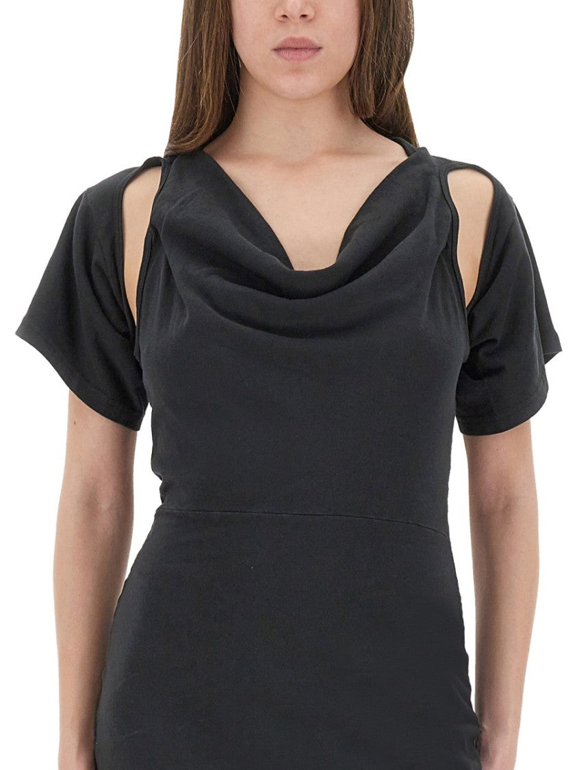 T By Alexander Wang "Deconstructed" Short Dress