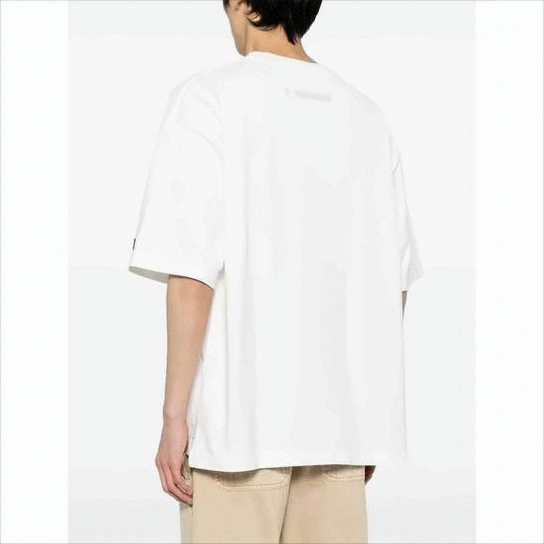 Maison Mihara Yasuhiro Oversized Short-Sleeve T-Shirt With Playful Smiley Face Graphic