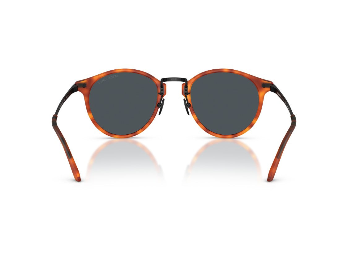 Giorgio Armani Black 0Ar8250 Tortoiseshell Round Sunglasses