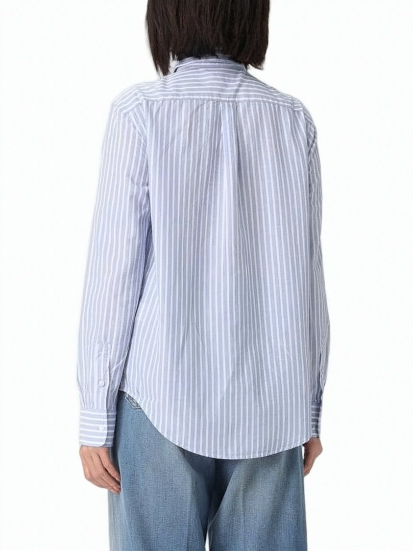 Polo Ralph Lauren Long-Sleeved Button-Up Shirt With Vertical Stripes