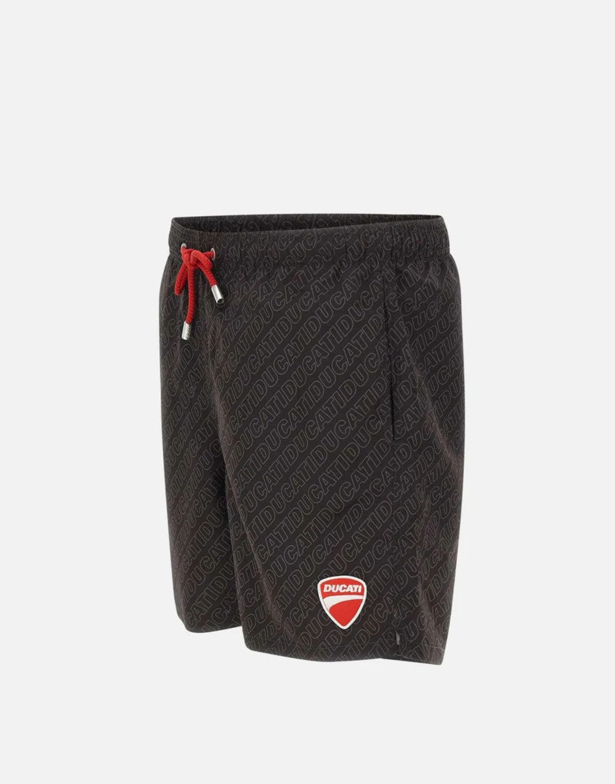 Mc2 Saint Barth Black Gustavia Classic Swim Shorts