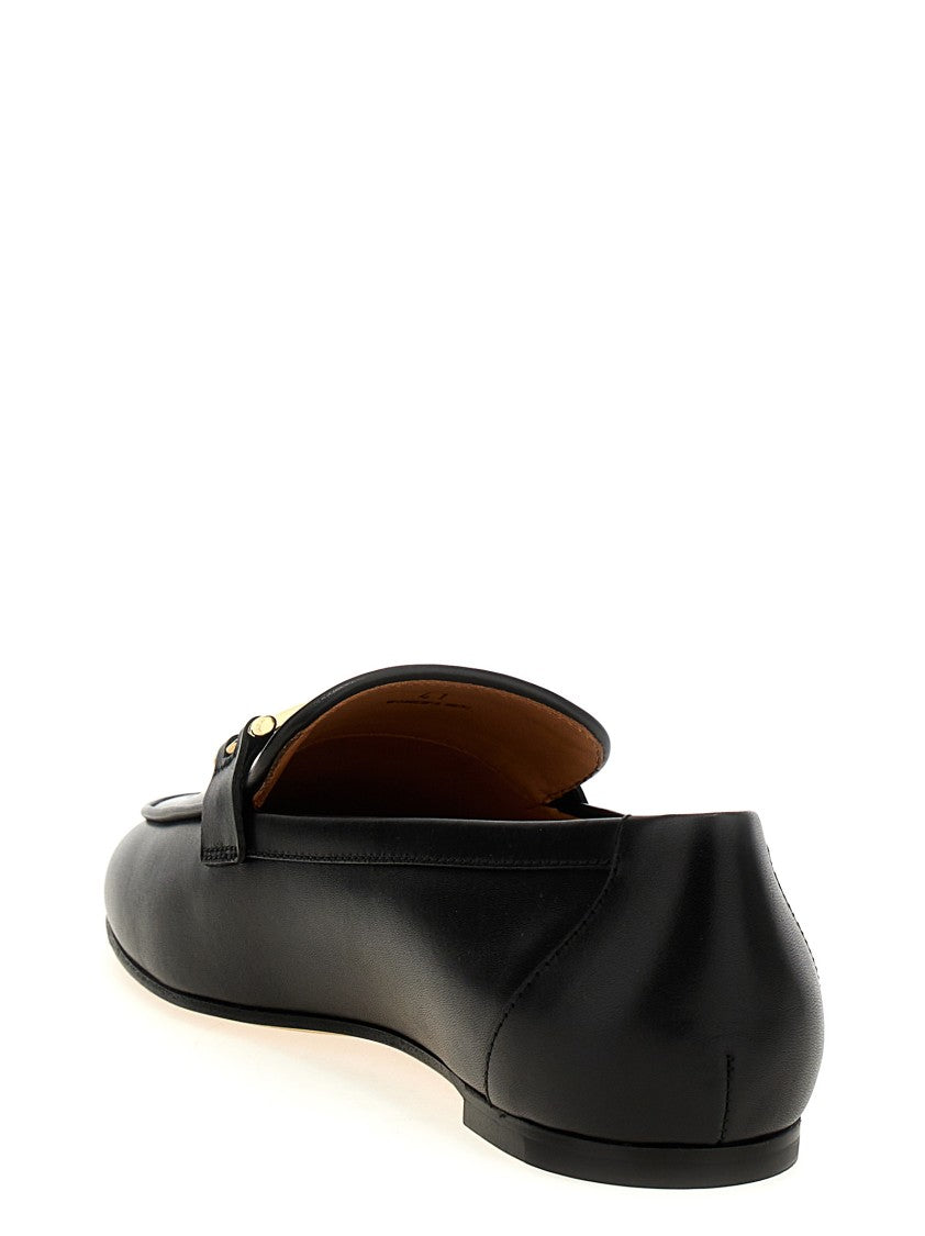 Tod's Horsebit Loafers With Metal Front Clamp And Smooth Leather Sole