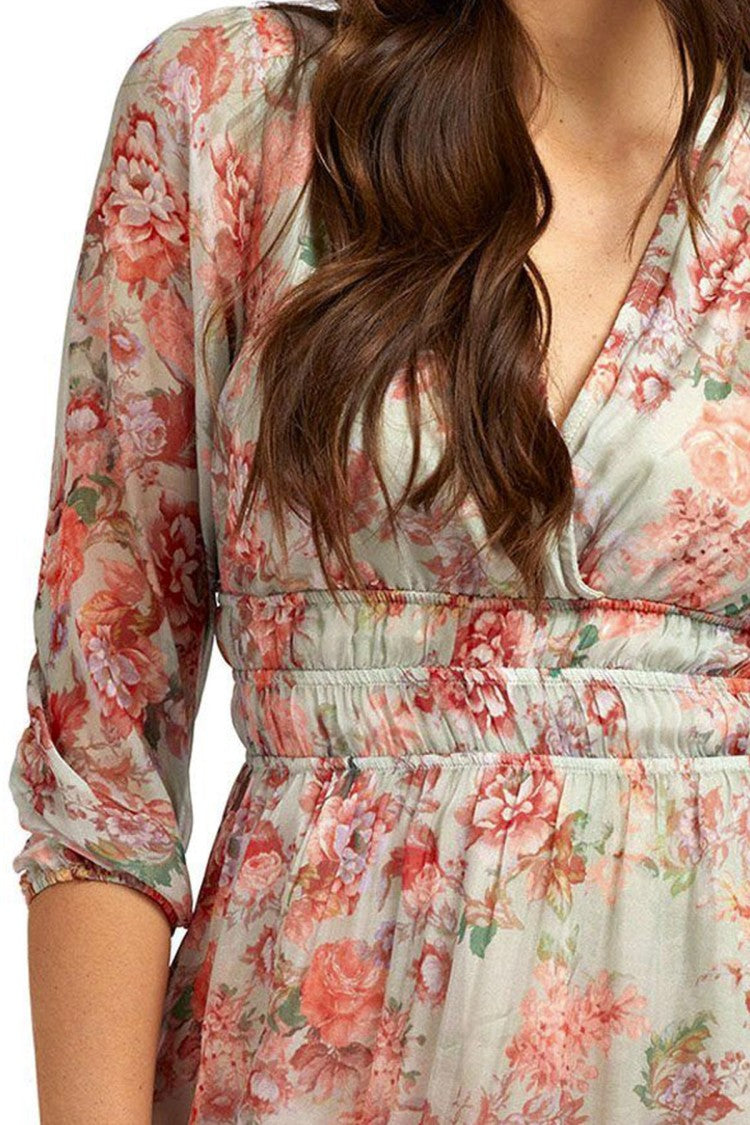 Guess Multicolor Chiffon Maxi Dress