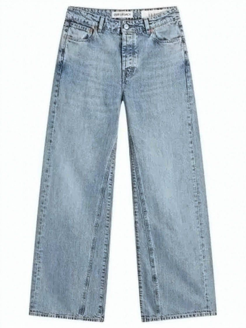 Our Legacy Wide-Leg Light Blue Denim Pants