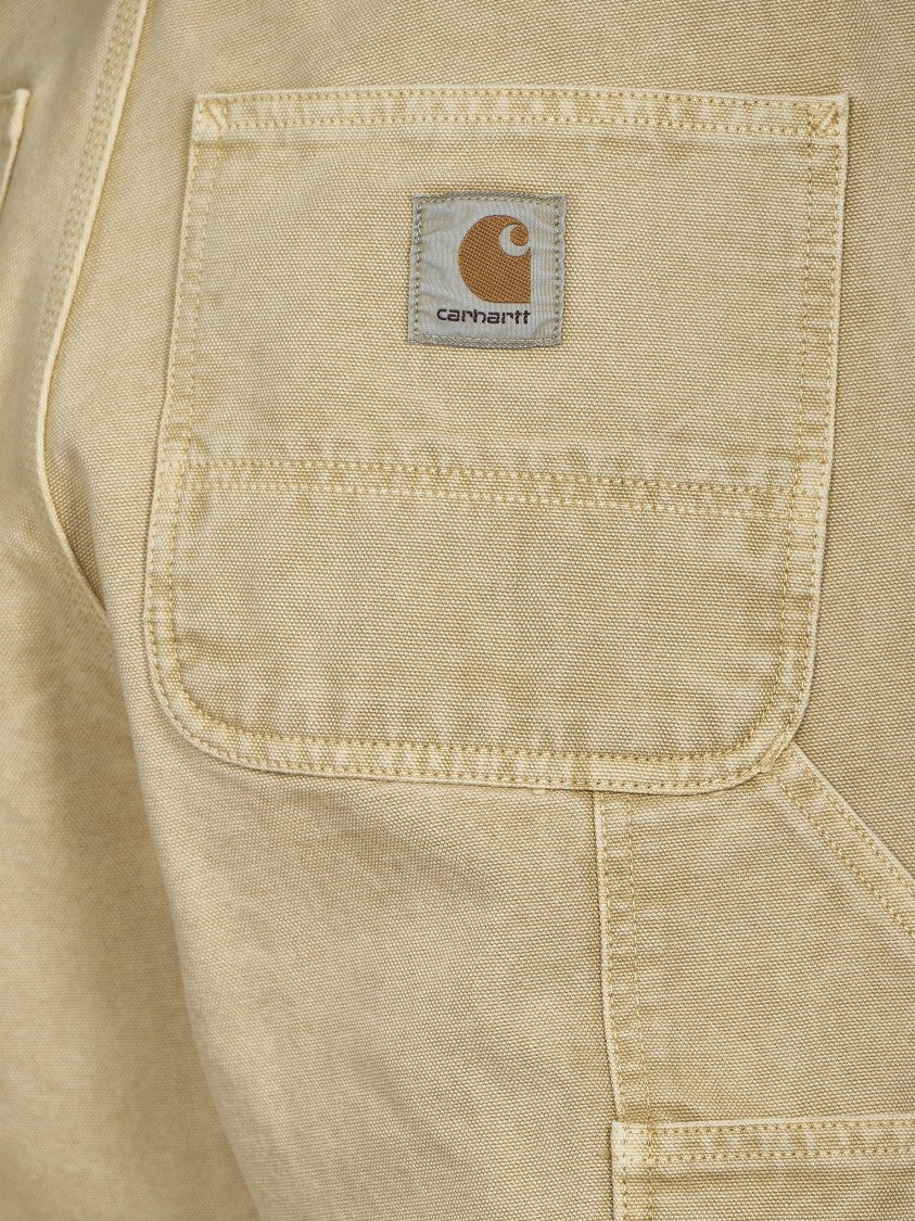 Carhartt Wip Relaxed Fit Straight Leg Trousers In Durable Organic Cotton Canvas