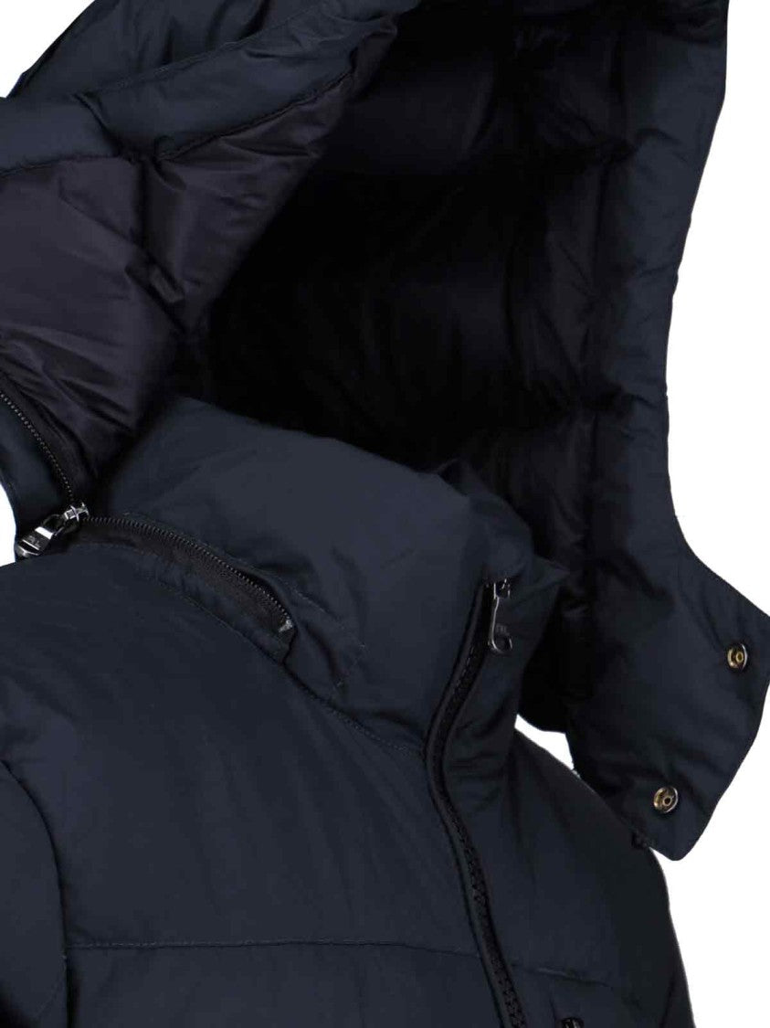 Polo Ralph Lauren Padded Quilted Jacket With Detachable Hood And Zippered Pockets