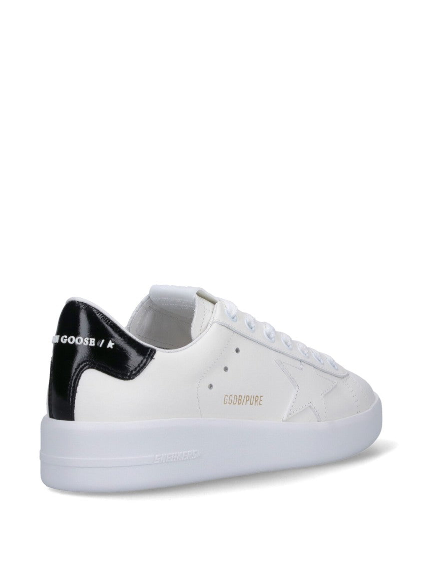 Golden Goose Pure Star White Smooth Leather Sneakers