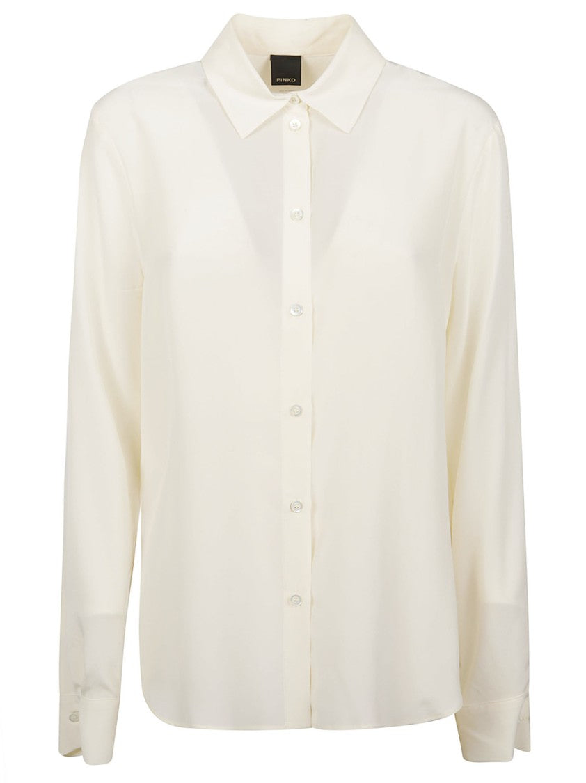 Pinko Crackers Button Down Silk Shirt