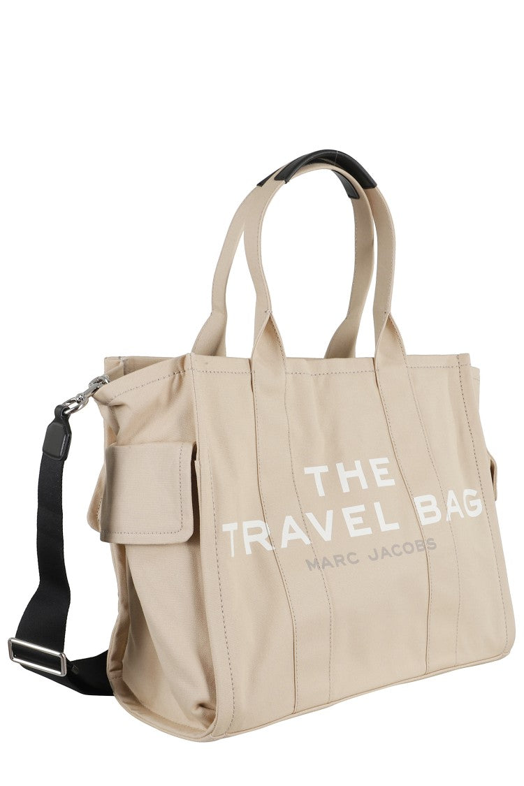 Marc Jacobs Beige Travel Tote With Dual Handles