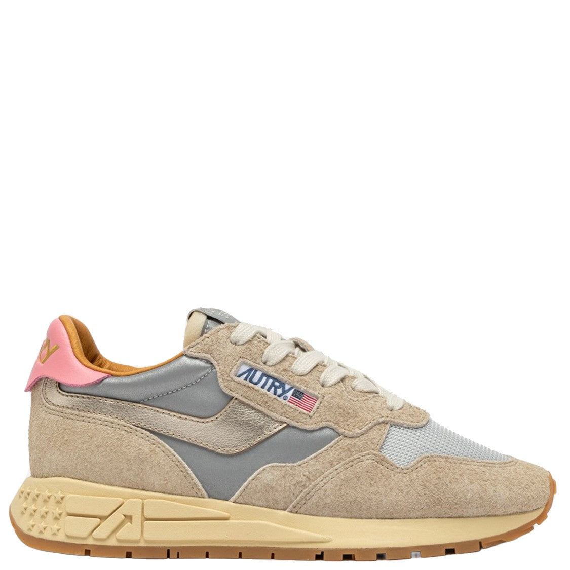 Autry Panel-Designed Sneakers Crafted From Suede And Nylon
