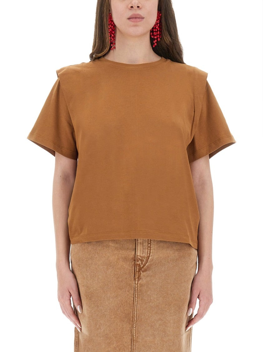 Isabel Marant Brown Cotton T-Shirt