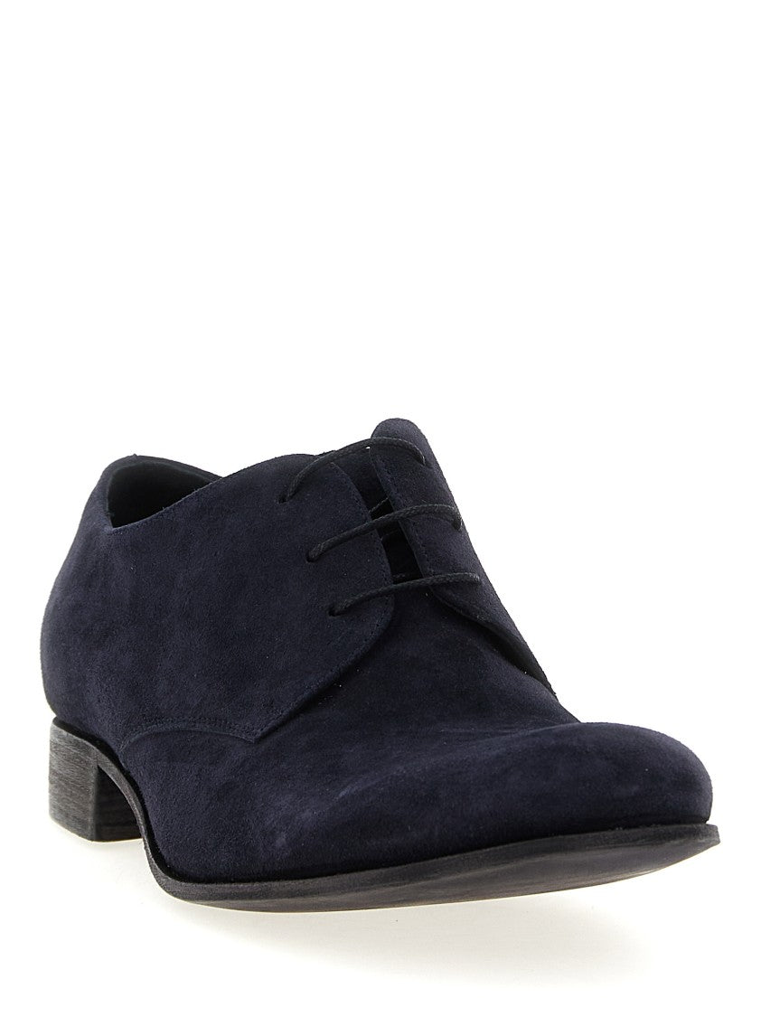 Julian Rounded Toe Suede Lace Up Shoes