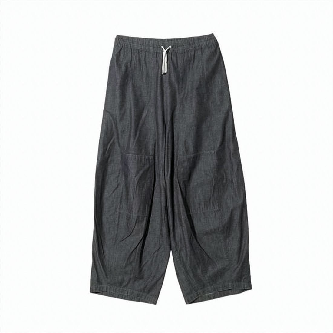 Needles Grey Straight Pants With Relaxed Fit