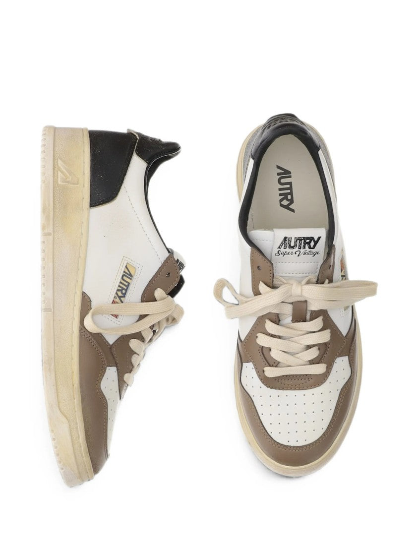 Autry Sup Wint Low Perforated Leather Low-Top Sneakers