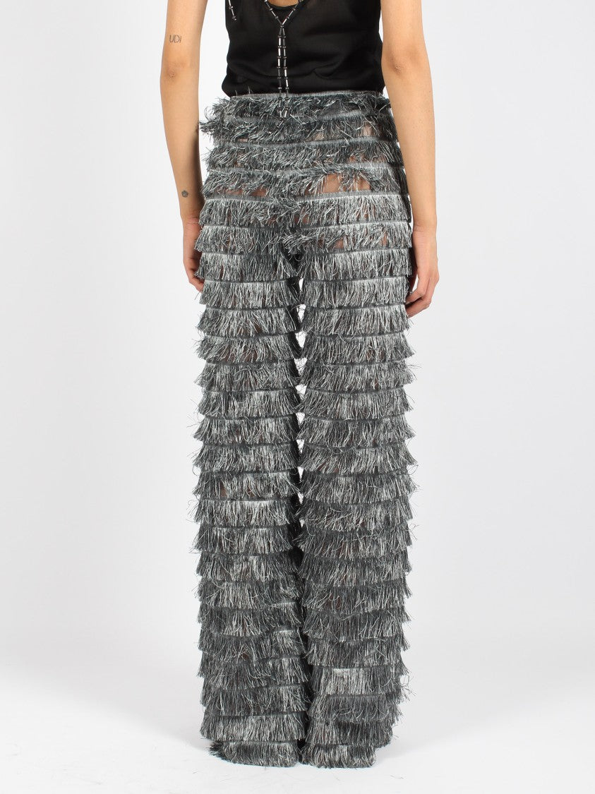 Alberta Ferretti Fringes Fil Coupãƒæ’Ã†Â€™Ãƒâ€Šã‚Â© Trousers