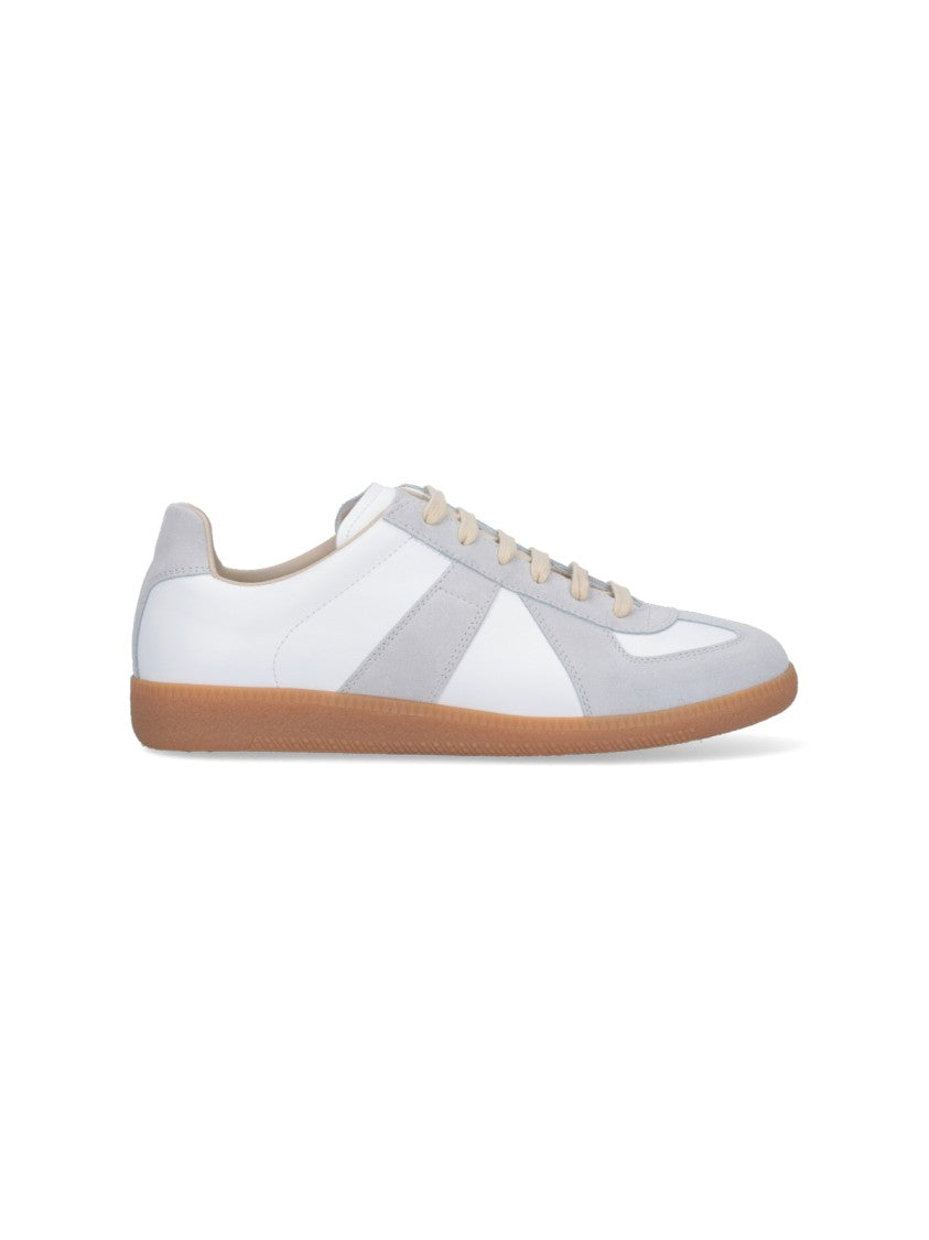 Maison Margiela Replica White Leather Sneakers